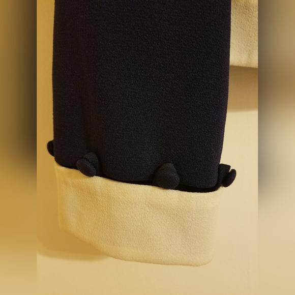 Skirt Suit De Classico Collection Navy Blue Coat Jacket Skirt Suit size 14 16 - Picture 8 of 11